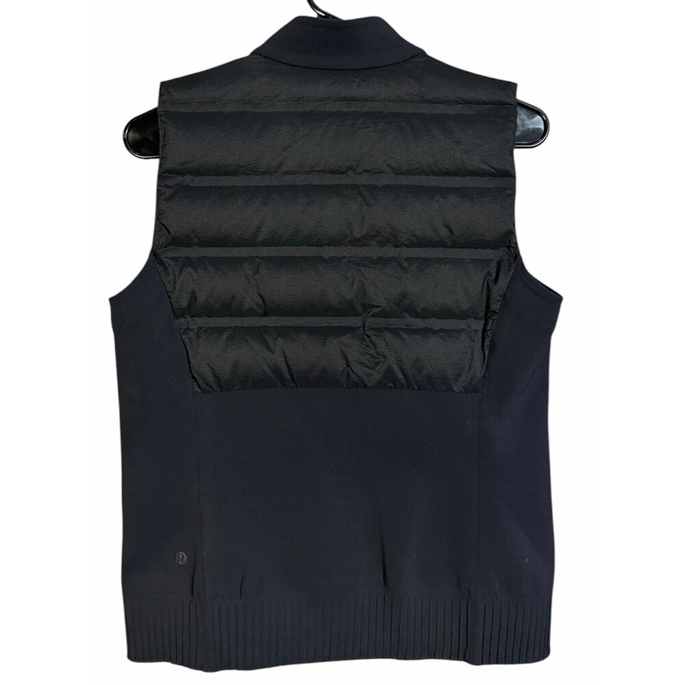 Lululemon Down and Around Black Vest Women's 8 - Picture 3 of 8